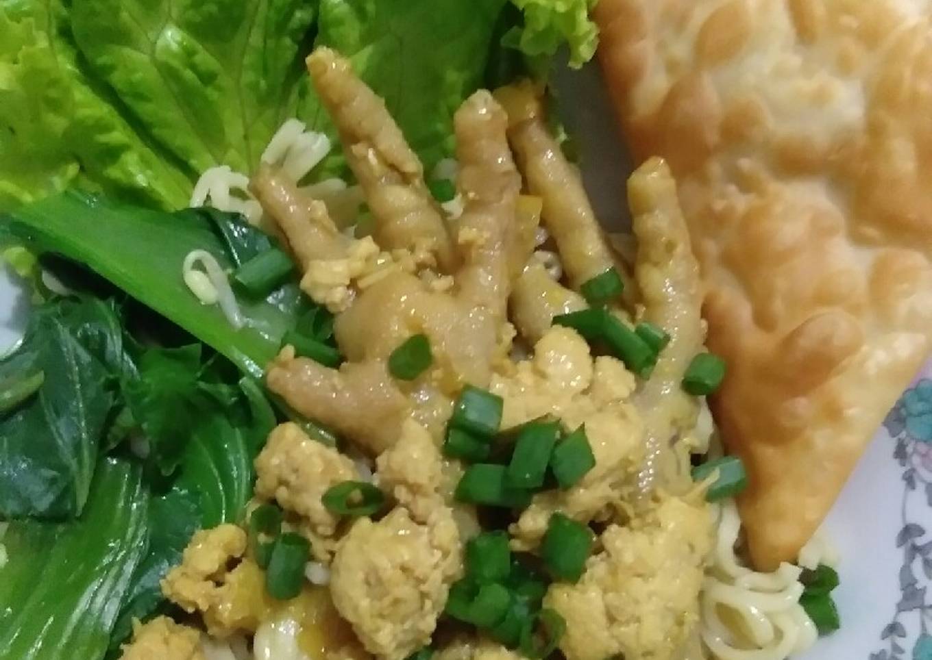 Mie ayam ceker