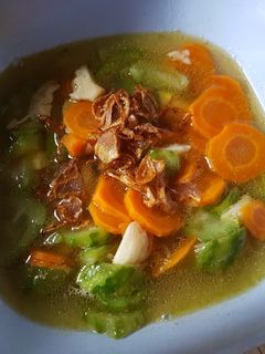 Foto resep Sayur gambas/oyong