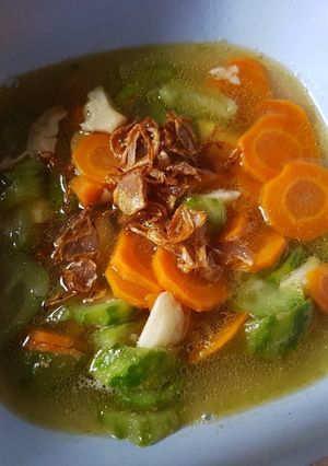 Foto resep Sayur gambas/oyong