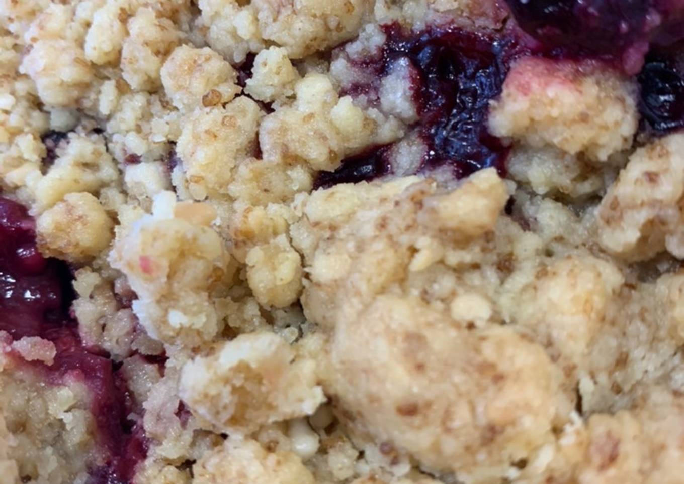 Crumble de fresas Thermomix