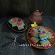 Kue Pepe / Lapis Sagu Rainbow