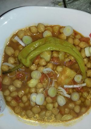 صورة لوصفة مرقة حمص