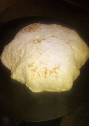 صورة لوصفة خبز شواراما