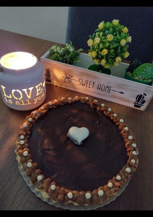 Una foto de Tarta estilo toffi Valeria o bombón