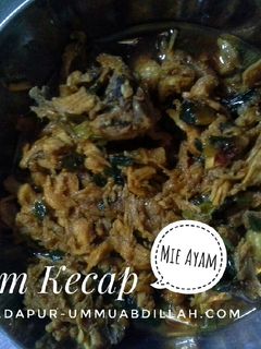 Foto resep Ayam Kecap untuk Topping Mie Ayam #pr_adakecapmanisnya