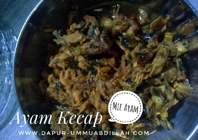 Ayam Kecap untuk Topping Mie Ayam #pr_adakecapmanisnya