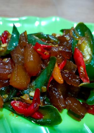 Foto resep Tumis Kikil kecap Pedas