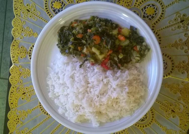 Recipe of Homemade Spinach with vegies