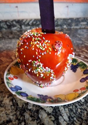 Una foto de Manzana caramelizada