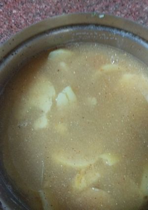 A picture of Aloo ki kanji.