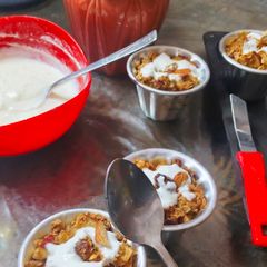 A picture of Apple crumble Delight.