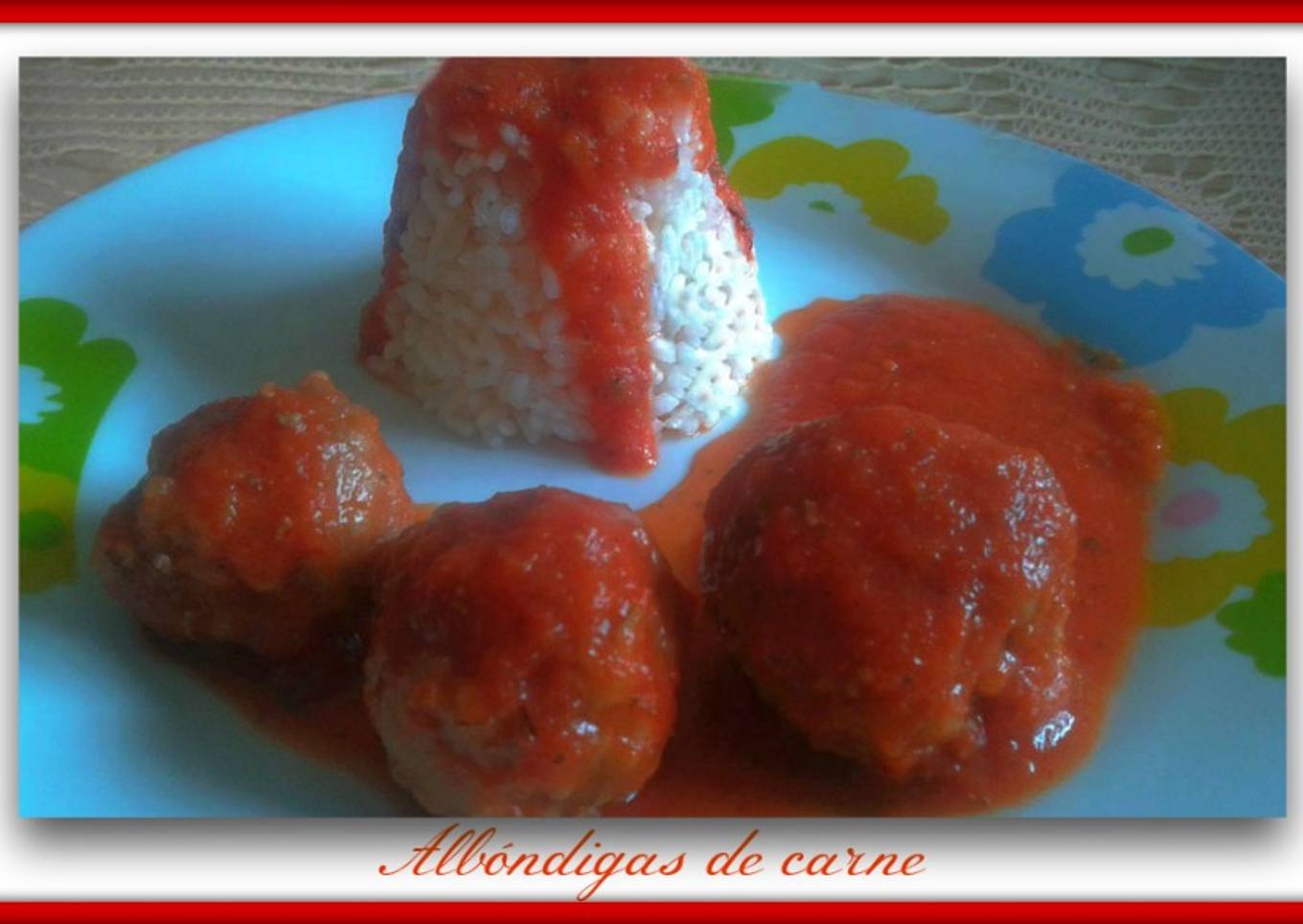 Albóndigas de carne