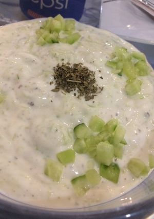 عکسی از دستور ماست خيار خوشمزه