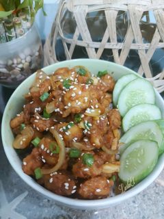 Foto resep Ayam Popcorn Asam Manis