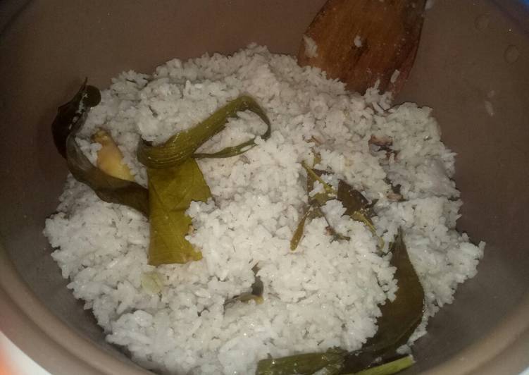 Resep Nasi uduk/nasi gemuk rice cooker/magicom Anti Gagal