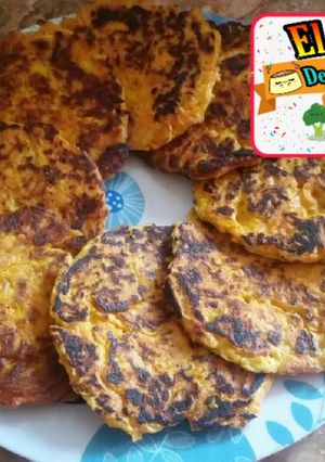 Una foto de Tortitas de zanahoria y queso