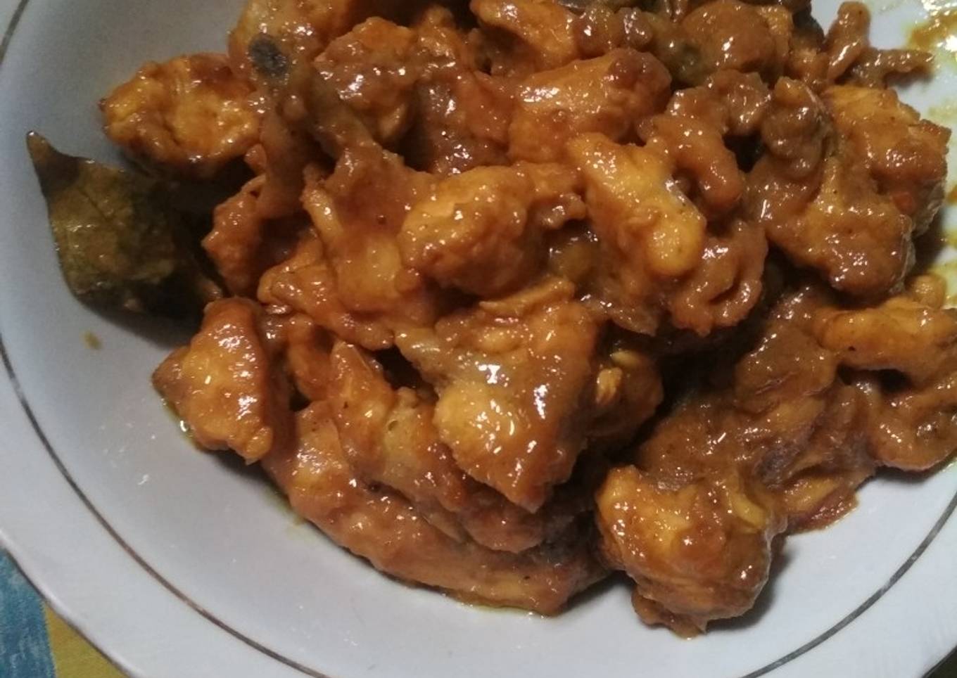 Ayam santan gula jawa