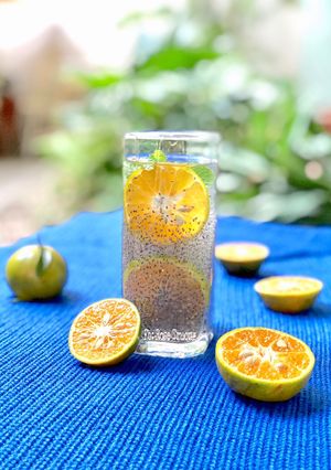 Hình của món Nước Hạt Chia Vị Quýt.