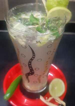 मिंट मोहितो (mint mojito recipe in marathi) रेसिपी चे मुख्य फोटो 
