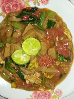 Foto resep Seblak kerupuk bakso pedas manis