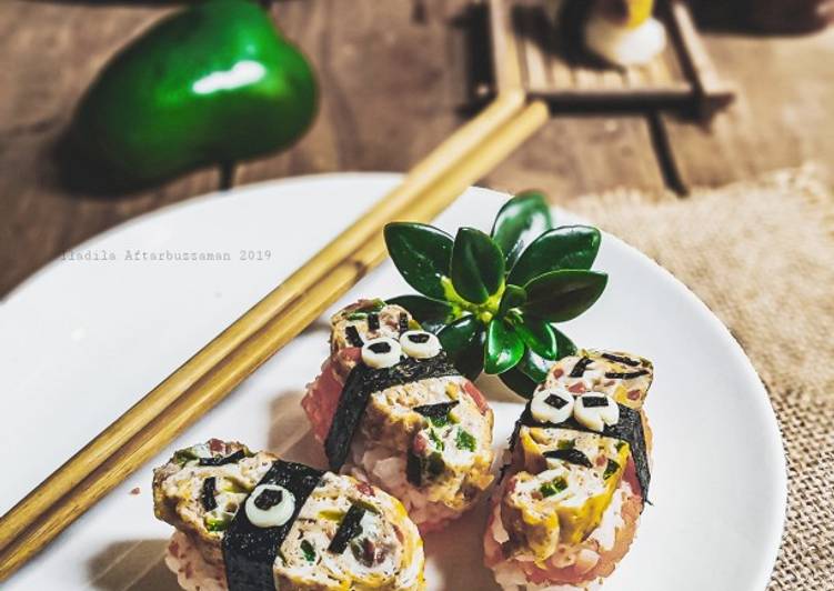 Nasi sushi mudah
