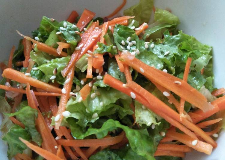 Resep masakan Salad Sayur Tabur Wijen | Bahan Membuat Salad Sayur Tabur Wijen Yang Paling Enak