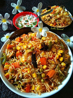 कॉर्न पुलाव (corn pulao recipe in Hindi) रेसिपी मुख्य फोटो