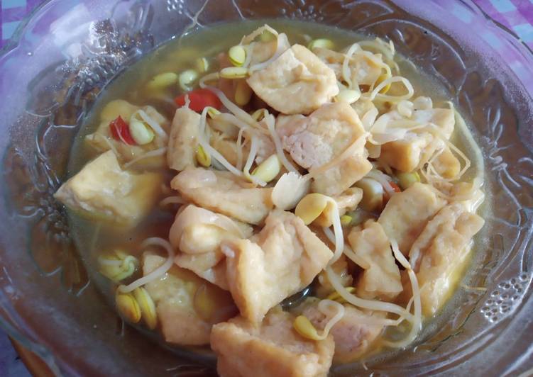 Bagaimana Menyiapkan Tumis Tahu kecambah, Enak