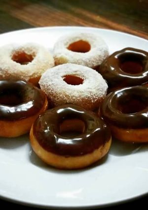 Foto resep Donat empuk tanpa kentang