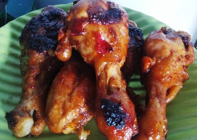 Resep Ayam Bakar (Panggang) Bumbu Rujak yang Lezat