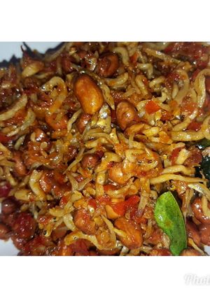Foto resep Sambal Teri Medan #variasi kacang tanah