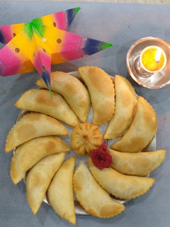 A picture of Coconut Karanji - Gujiya.