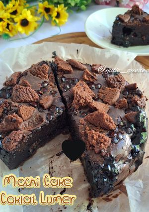 Foto resep Mochi Cake Coklat Lumer (1 Telur)