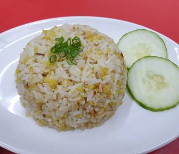 How To Cooking Recipe Garlic Fried Rice  Delicious Nutritious