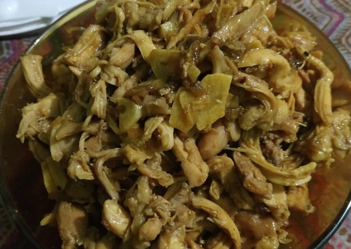 Ayam suwir bumbu bamboe bulgogi