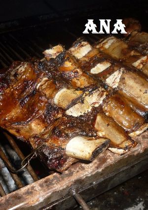 Una foto de Asado al asador de fin de año