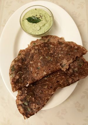 A picture of Ragi Dosa.