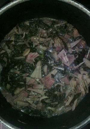Foto resep Gudeg nangka daun singkong