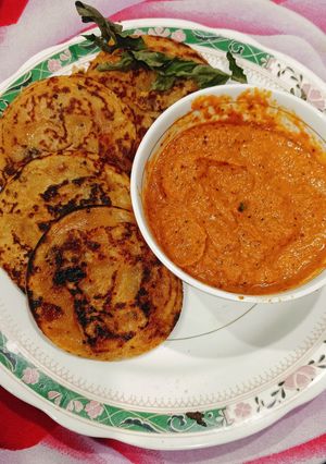A picture of Kerala Style Bun Dosa.