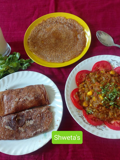 મલ્ટી ગ્રેઇન ઢોસા વિથ ભાજી જૈન (Multi Grains Dosa Bhaji Jain Recipe In Gujarati) રેસીપી મુખ્ય ફોટો