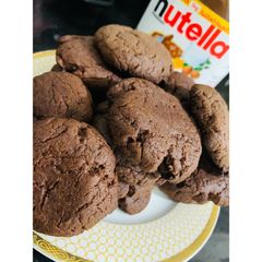 A picture of 3 ingredient Nutella cookie.