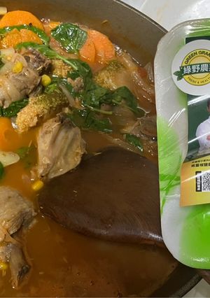 辣義式番茄文昌雞湯 的食譜成品照片