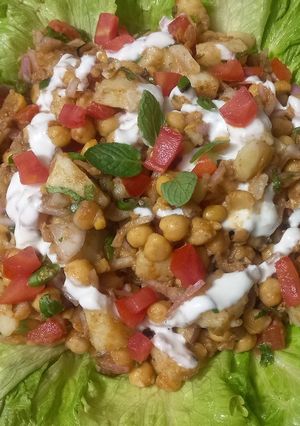 A picture of Chana chat.