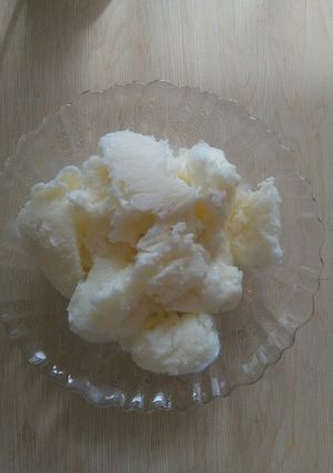 عکسی از دستور بستنی وانیلی خانگی