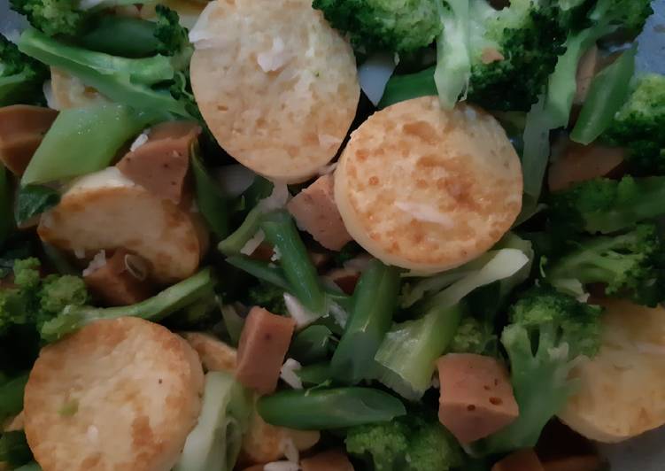 Tumis Brokoli sapo tahu