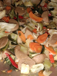 Foto resep Tumis bakso sayur pedas