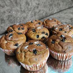 A picture of Basant Panchami Special Banana Muffins.