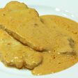 Lomo ibérico con paté de pato