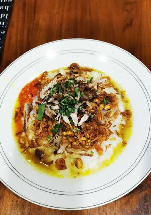 Foto resep Bubur Ayam kuah kuning