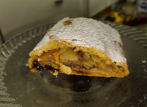 Una foto de Strudel de pera
